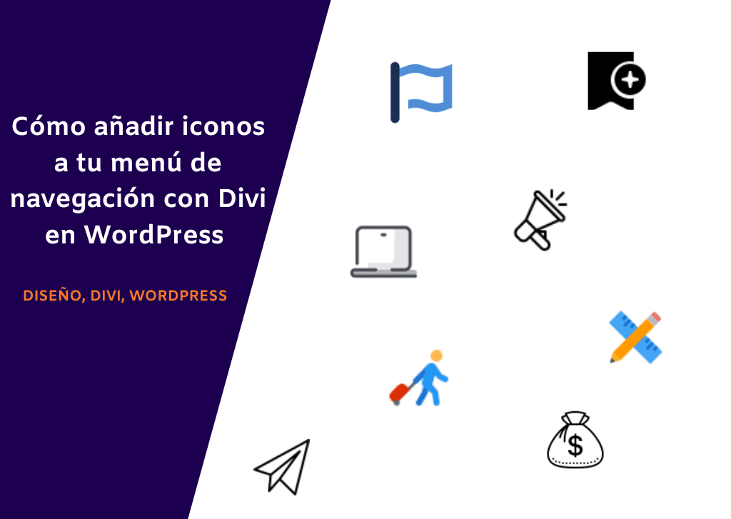 como añadir iconos a tu menu de navegacion con divi y wordpress