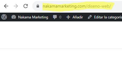 Eliminar category de la URL